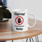 Tasse personalisiert mit Namen, Finger weg! Dieser Kaffee gehört Wunschnamen, personalisierte Kaffeetasse mit Wunsch-Name