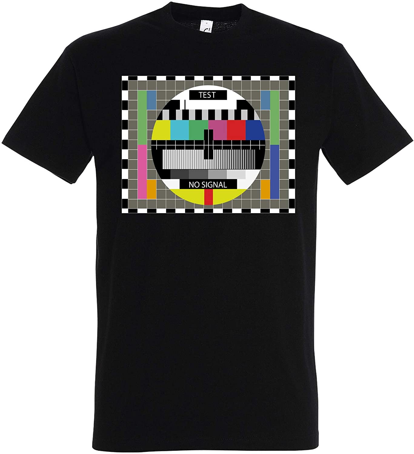 T-Shirt Testbild Fernsehen Big Bang Theory Sheldon Retro TV Nerd Funshirt