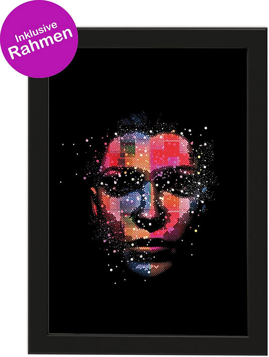 Kunstdruck "WOMAN FACE", Geschenk, Poster, Geschenkidee, Geburtstagsgeschenk, Wandbild, Art concept, Gesicht,
