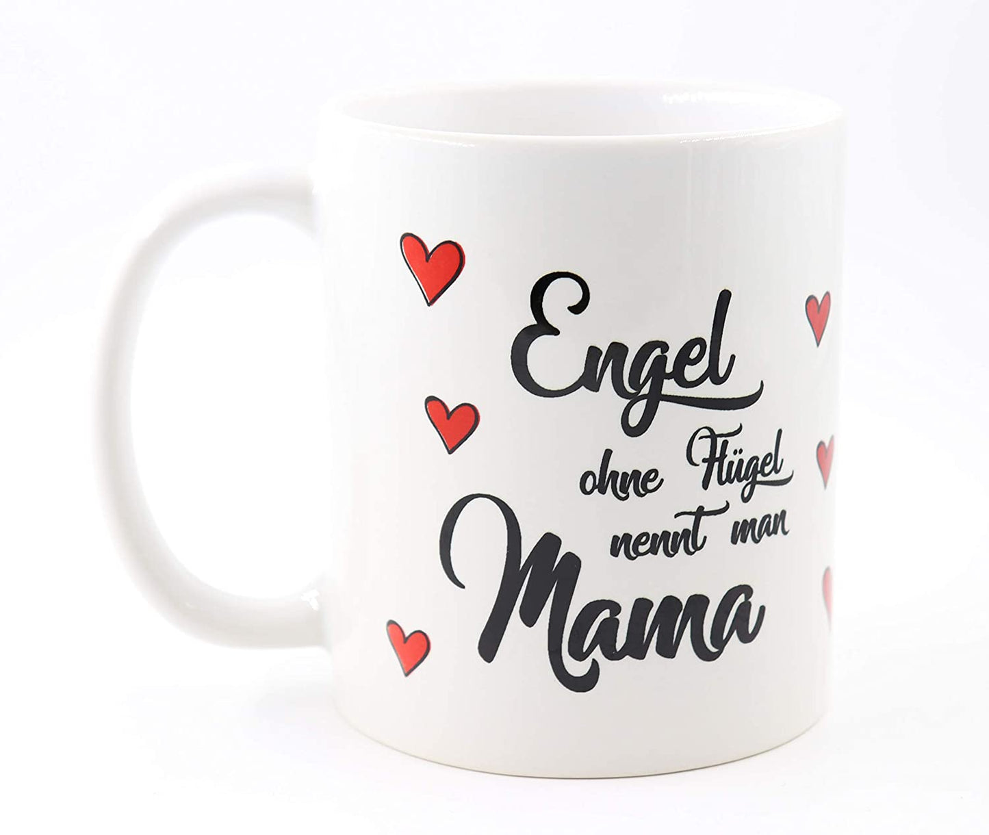 PICSonPAPER Tasse mit Spruch Engel ohne Flügel nennt Man Mama, Muttertagsgeschenk, Kaffeetasse, Keramiktasse, Tasse mit Spruch, Tasse Mama, (Engel)