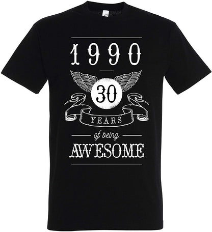 T-Shirt 40 Geburtstag, 1979, 40 Years of Being Awesome, Geburtstagsgeschenk, schwarz