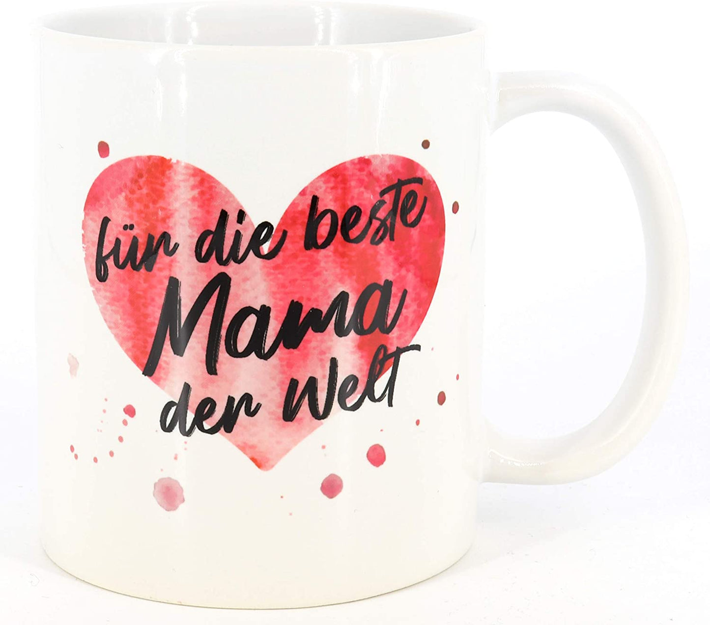 PICSonPAPER Tasse mit Spruch Für die Beste Mama der Welt, Muttertagsgeschenk, Kaffeetasse, Keramiktasse, Tasse mit Spruch, Tasse Mama (Welt)