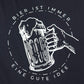 T-Shirt Bier-Idee, Bier isst Immer eine Gute Idee, Bierkrug, Masskrug
