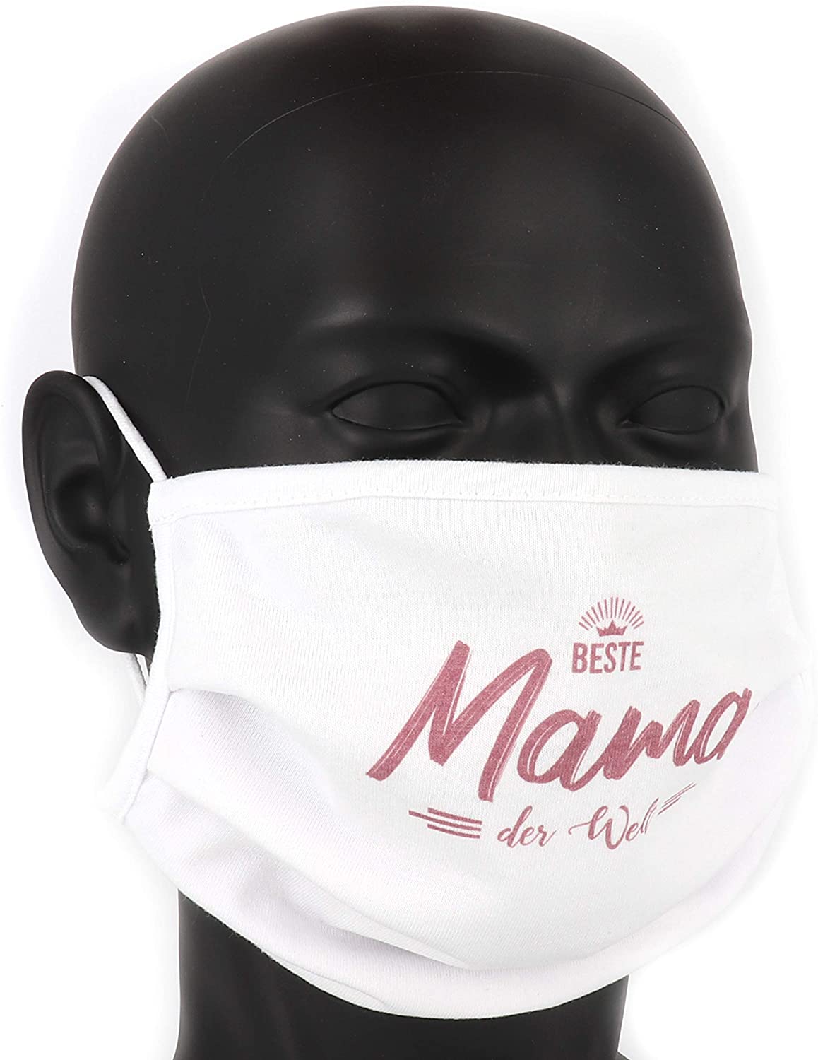 PICSonPAPER Beste Mama der Welt Community Maske Muttertag Muttertagsgeschenk Stoffmaske (Beste Mama)