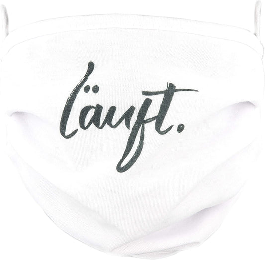 PICSonPAPER Community Maske Motiv Läuft Stoffmaske Mund-Nasen Maske waschbar Motiv Communitymaske