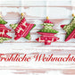 Weihnachtskarten-Set mit 20 Stück Weihnachtspostkarten, 4 Motive jeweils 5 Postkarten, Weihnachten - Set mit weihnachtliche Karten, Weihnachtspostkarten