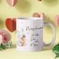 Tasse personalisiert mit Namen, Wunschname ich liebe dich volle Möhre, Ostergeschenk für Männer und Frauen